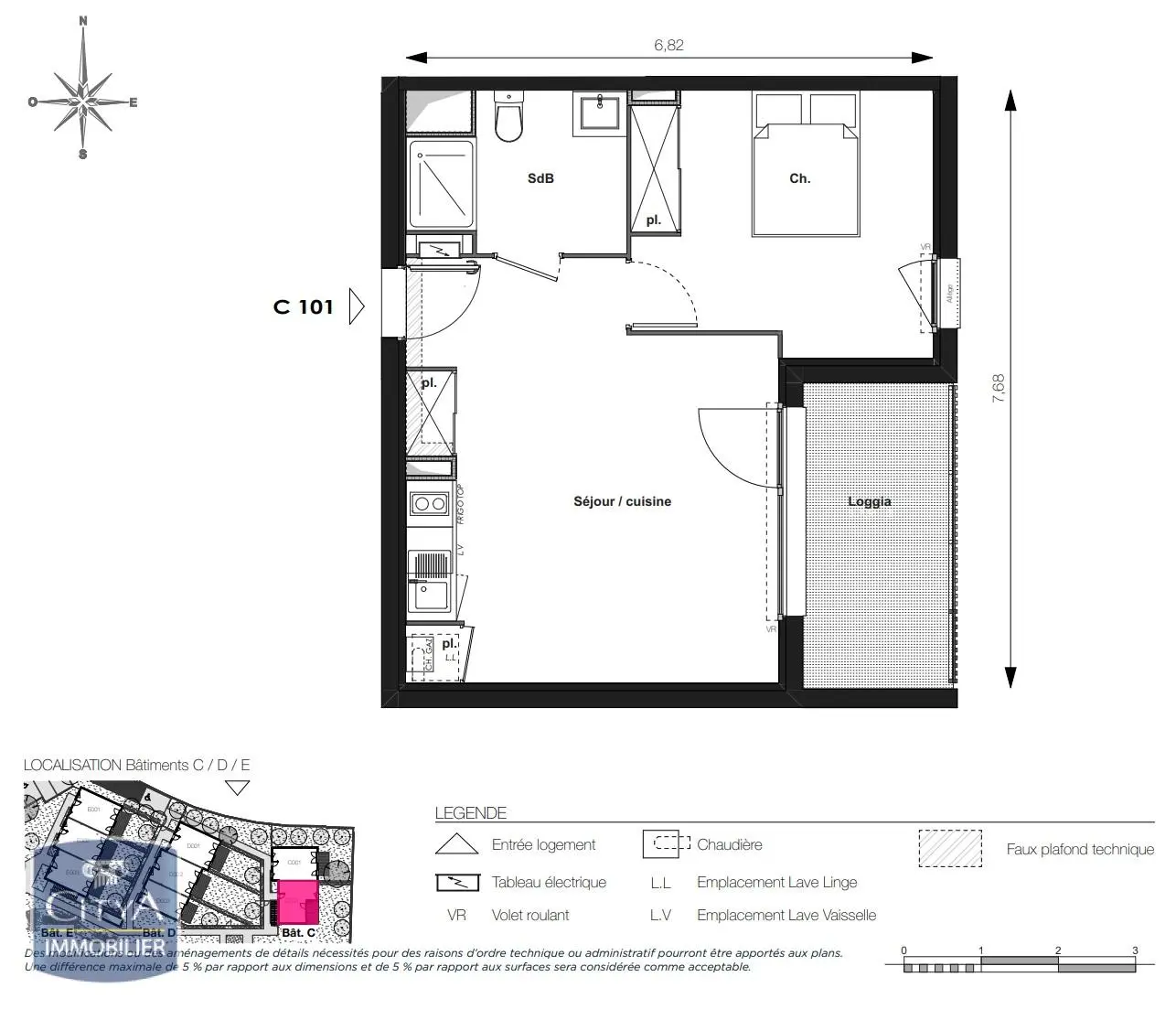 Photo 14 Appartement 2 pièces 42.27m²