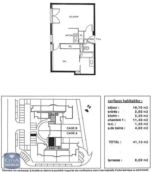 Photo 5 Appartement 1 pièce 39.42m²