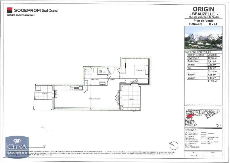 Photo 7 Appartement 2 pièces 52.31m²