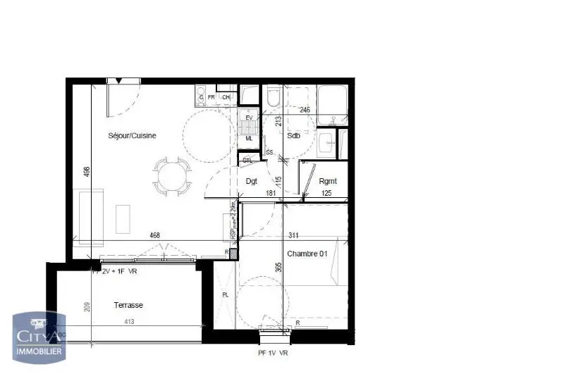 Photo 7 Appartement 2 pièces 45.01m²