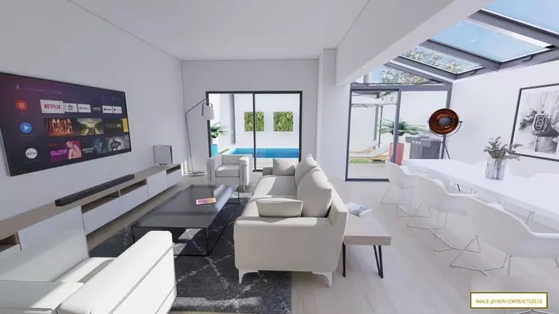 Illustration pour Appartement 3 pièces 97.44m² Photo Appartement 3 pièces 97.44m²