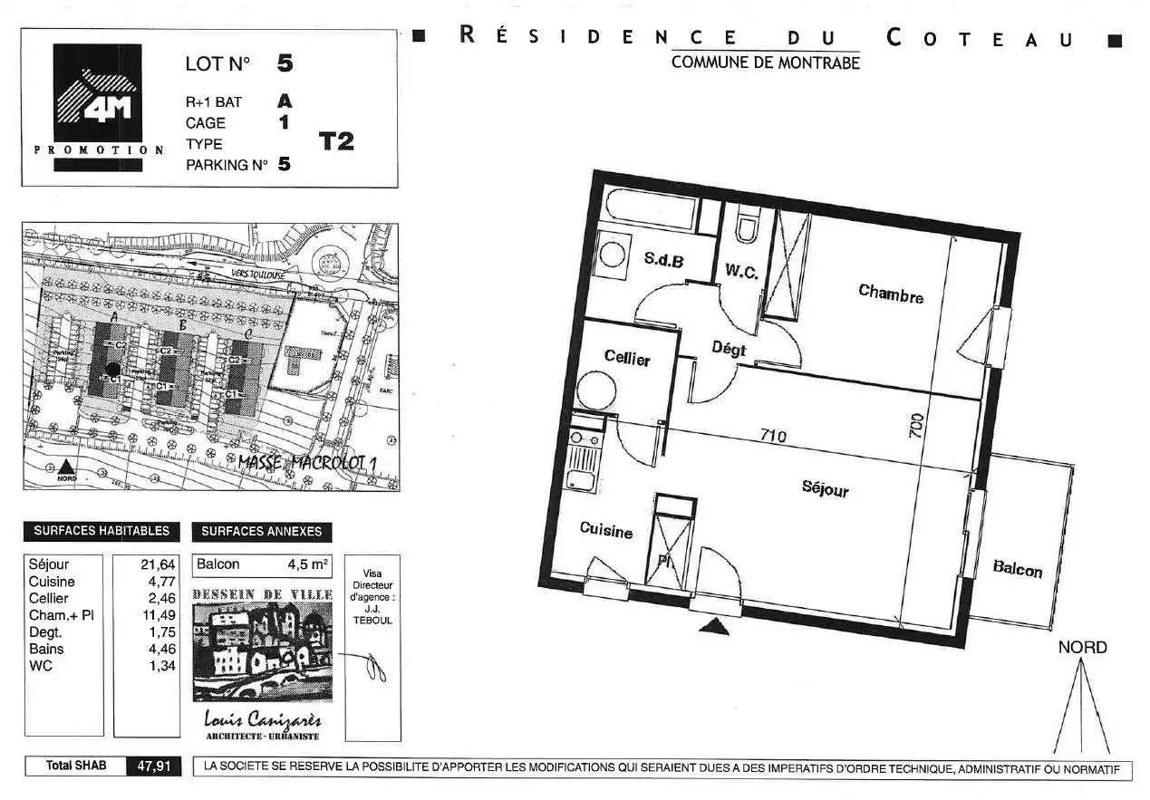 Photo 6 Appartement 2 pièces 47.31m²