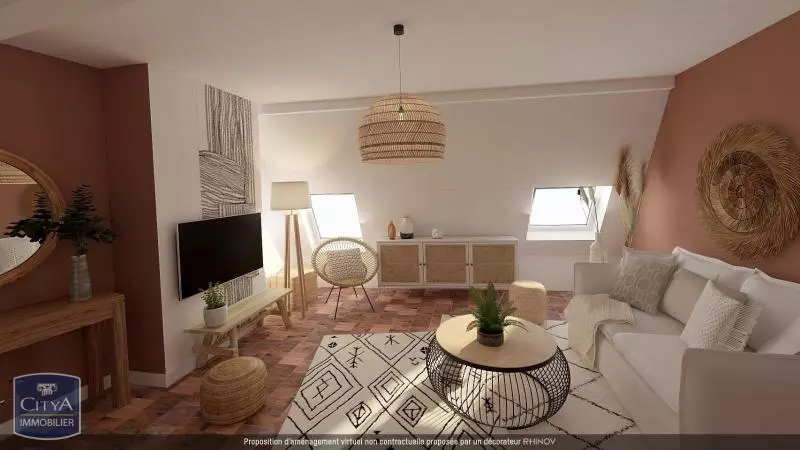 Illustration pour Appartement 2 pièces 60m² Photo Appartement 2 pièces 60m²