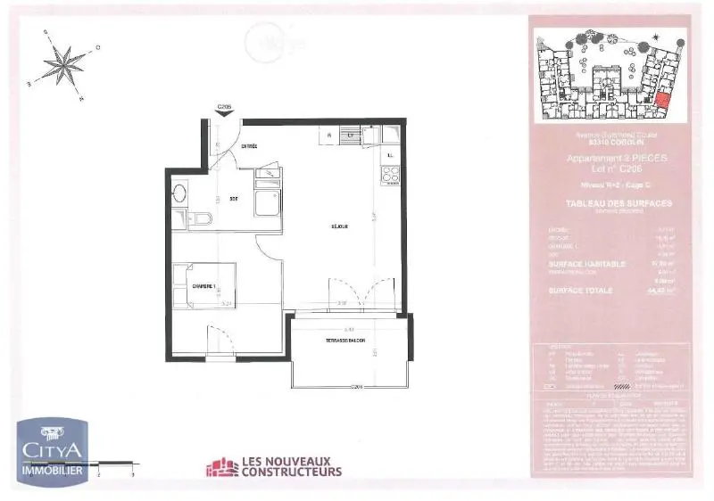 Photo 8 Appartement 2 pièces 37.92m²