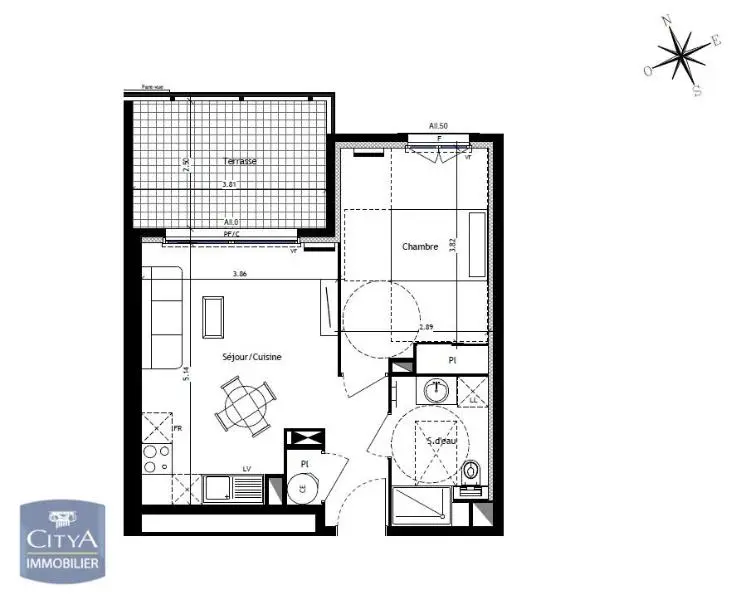 Photo 6 Appartement 2 pièces 40.05m²