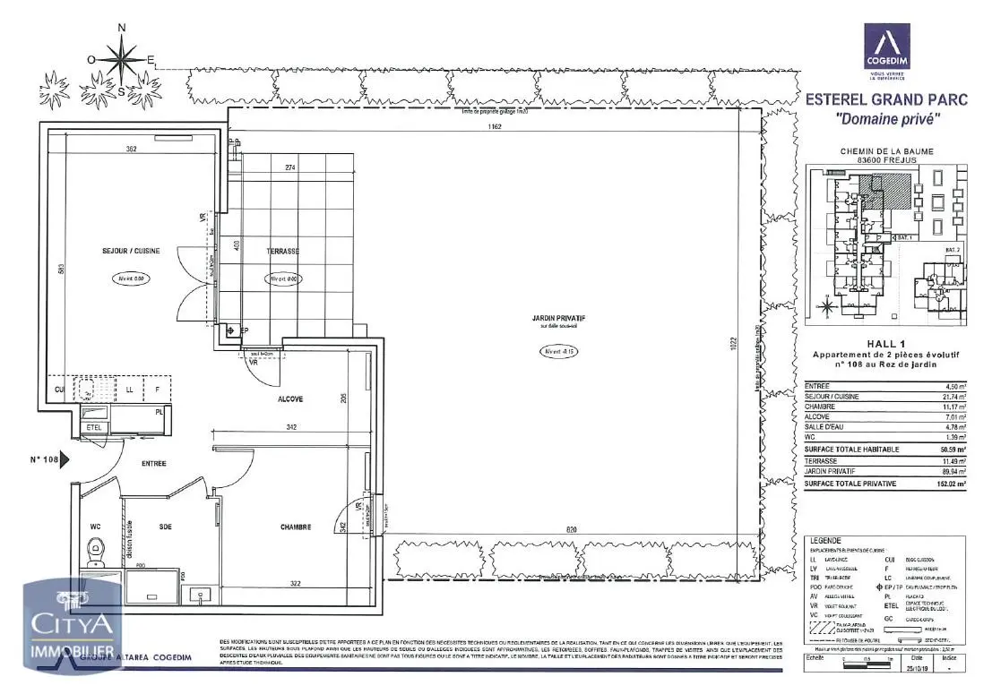Photo 7 Appartement 2 pièces 50.59m²