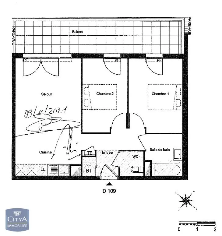 Photo 11 Appartement 3 pièces 58.5m²