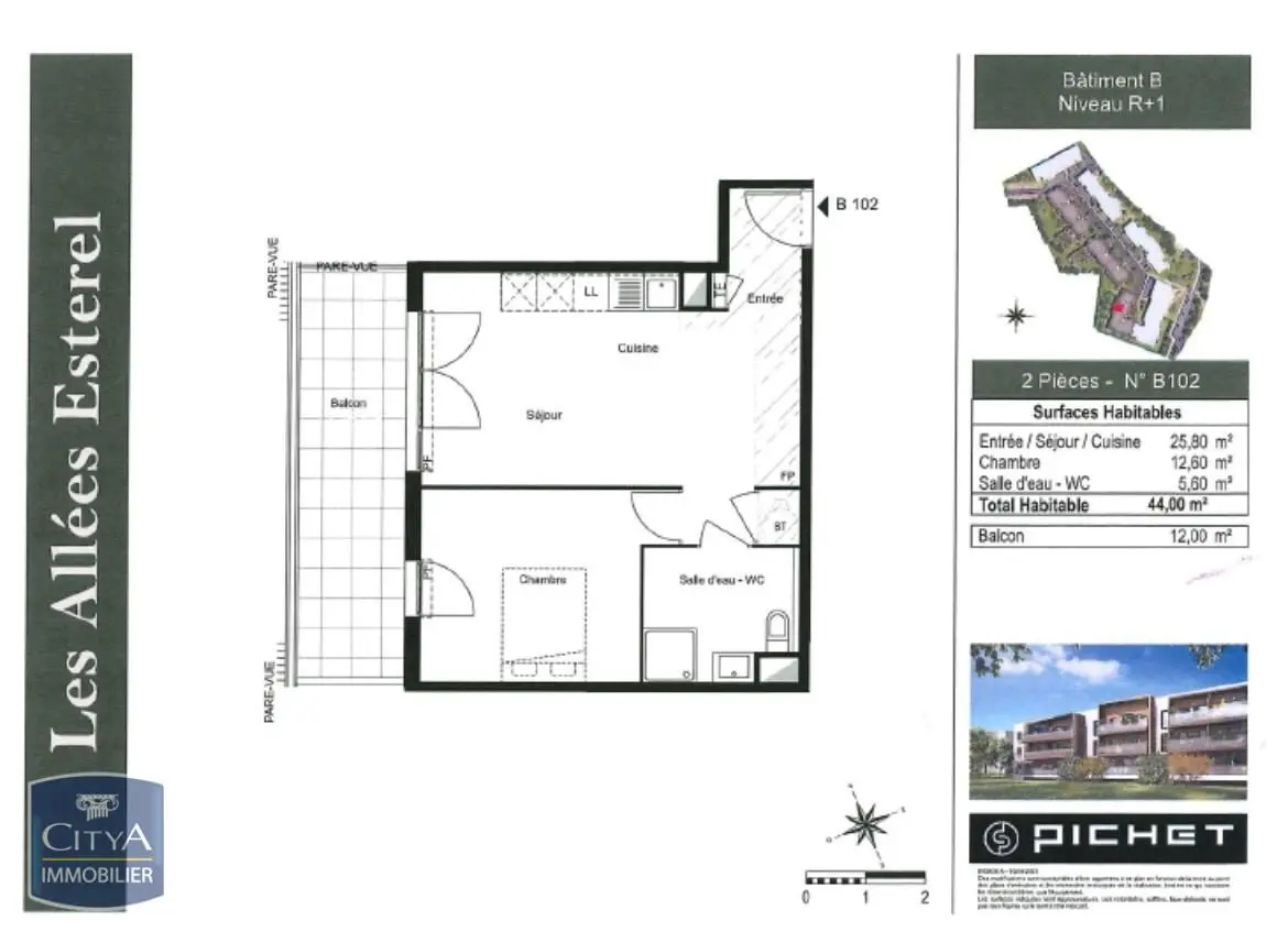 Photo 10 Appartement 2 pièces 44m²