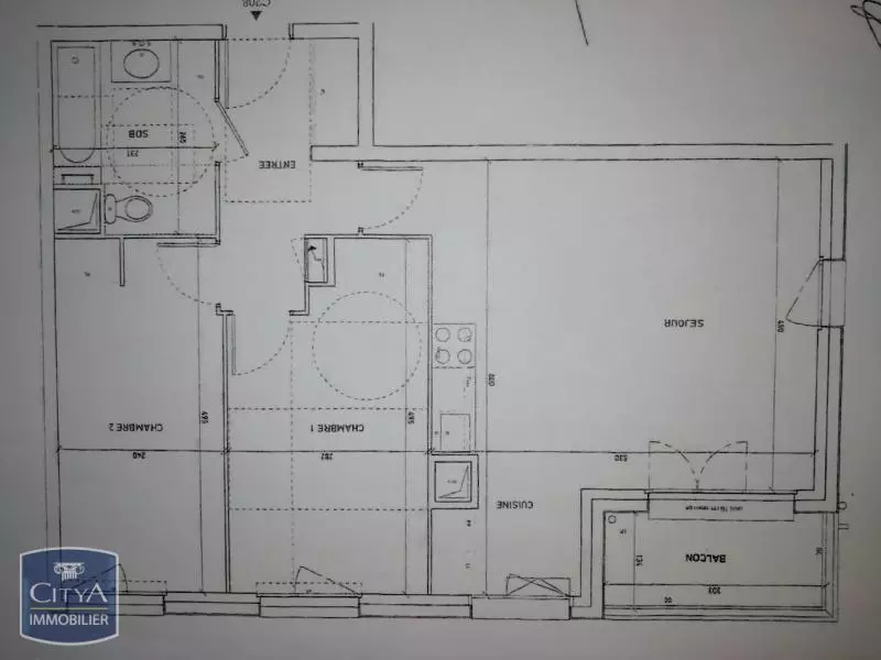 Illustration pour Appartement 3 pièces 63.63m² Photo Appartement 3 pièces 63.63m²