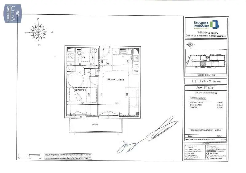 Photo 1 Appartement 2 pièces 41.7m²