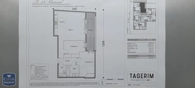 Photo 10 Appartement 3 pièces 64.9m²