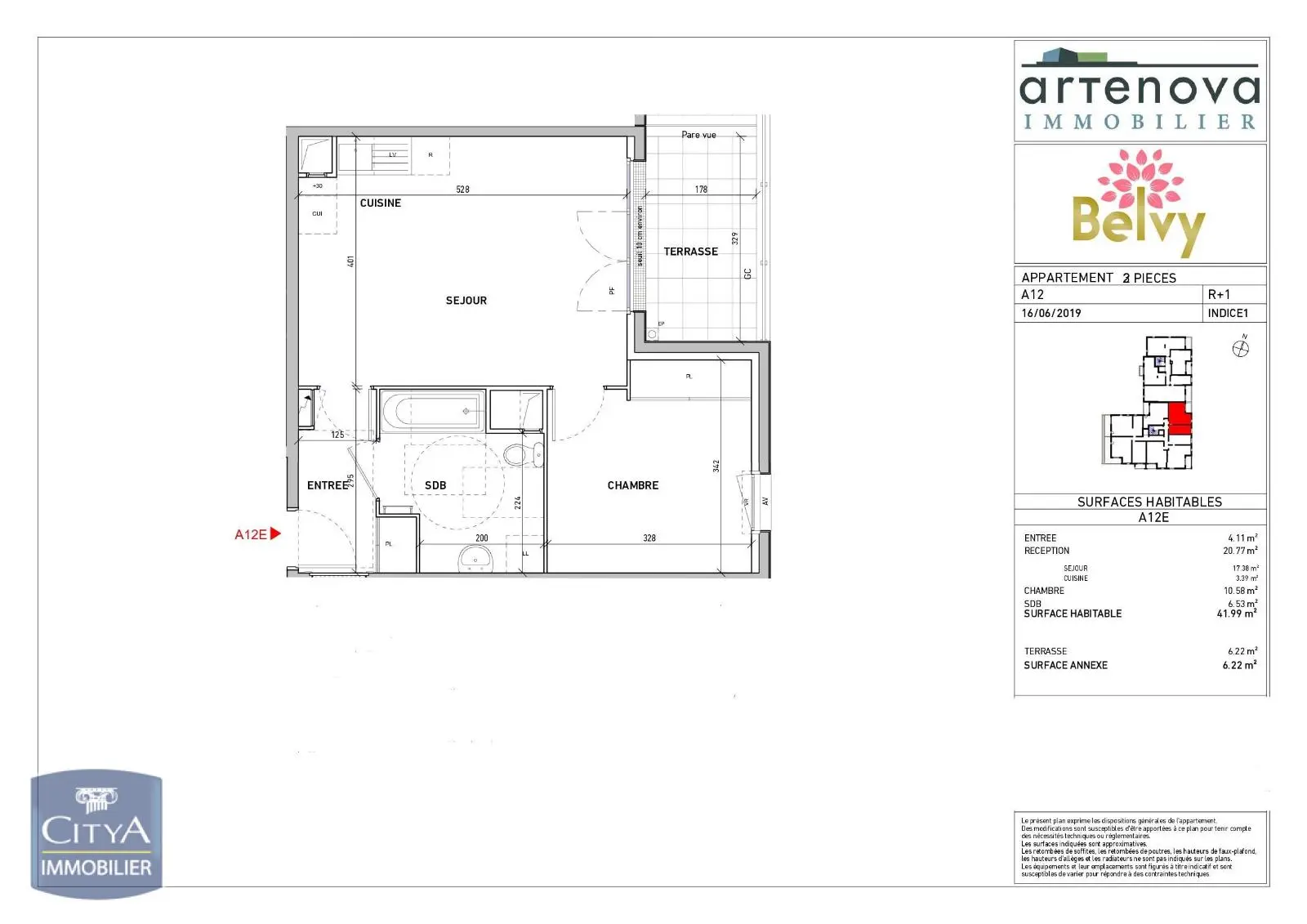 Photo 8 Appartement 2 pièces 41.99m²