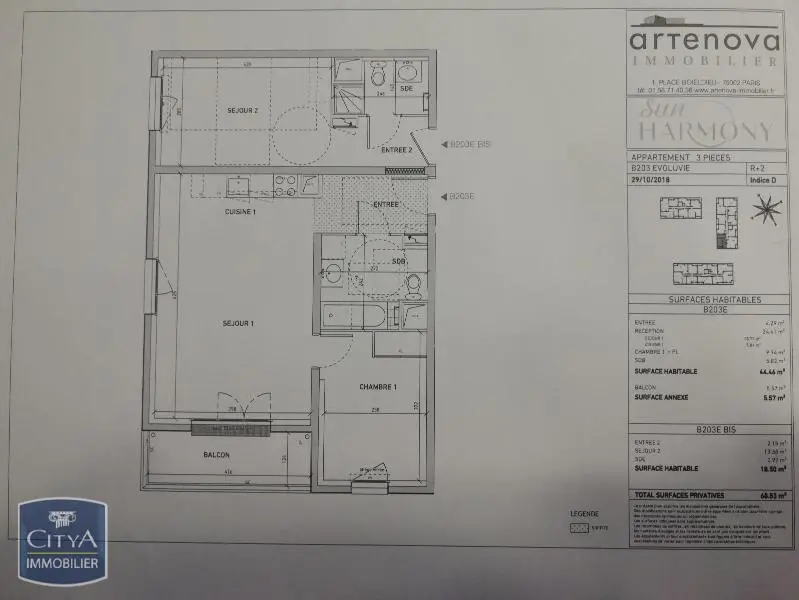 Illustration pour Appartement 1 pièce 18.5m² Photo Appartement 1 pièce 18.5m²