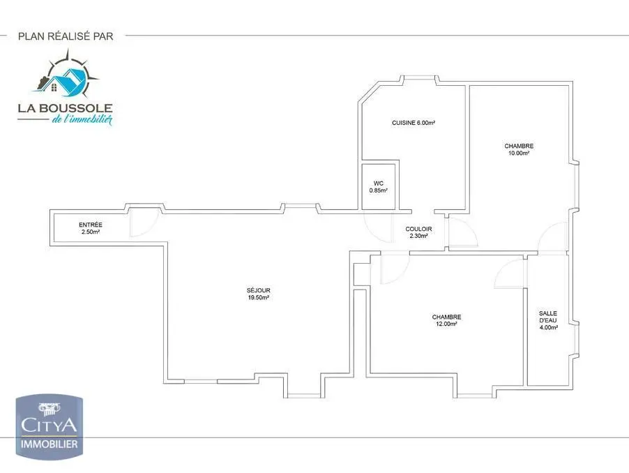 Photo 1 Appartement 3 pièces 57.13m²