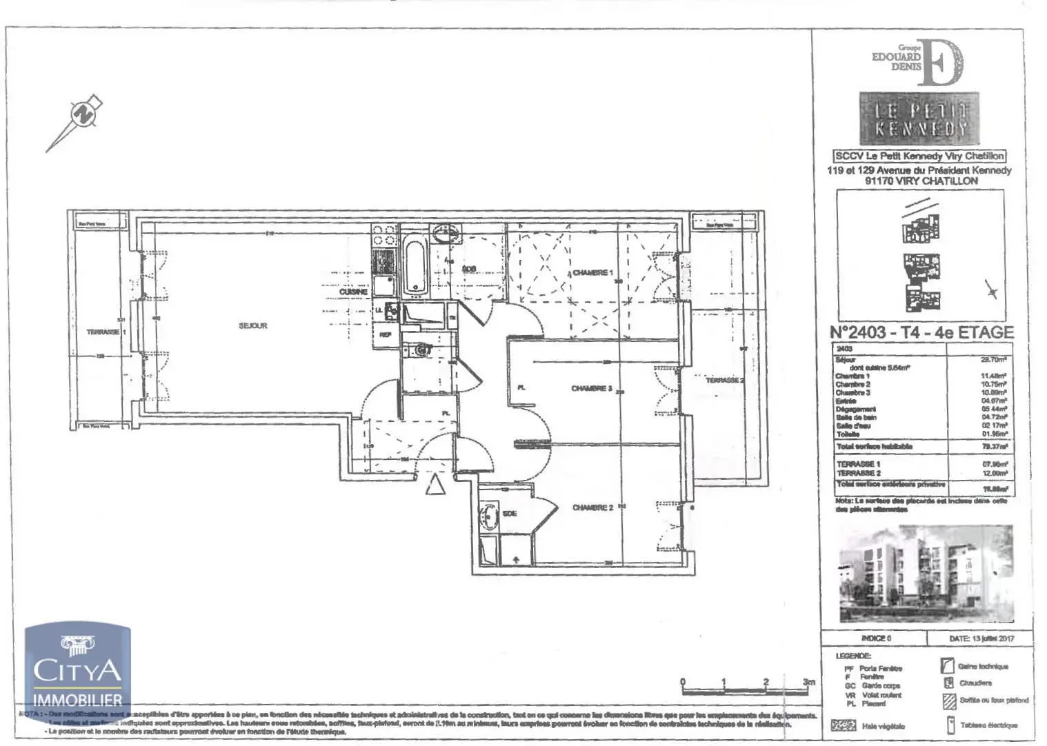 Photo 1 Appartement 4 pièces 79.37m²
