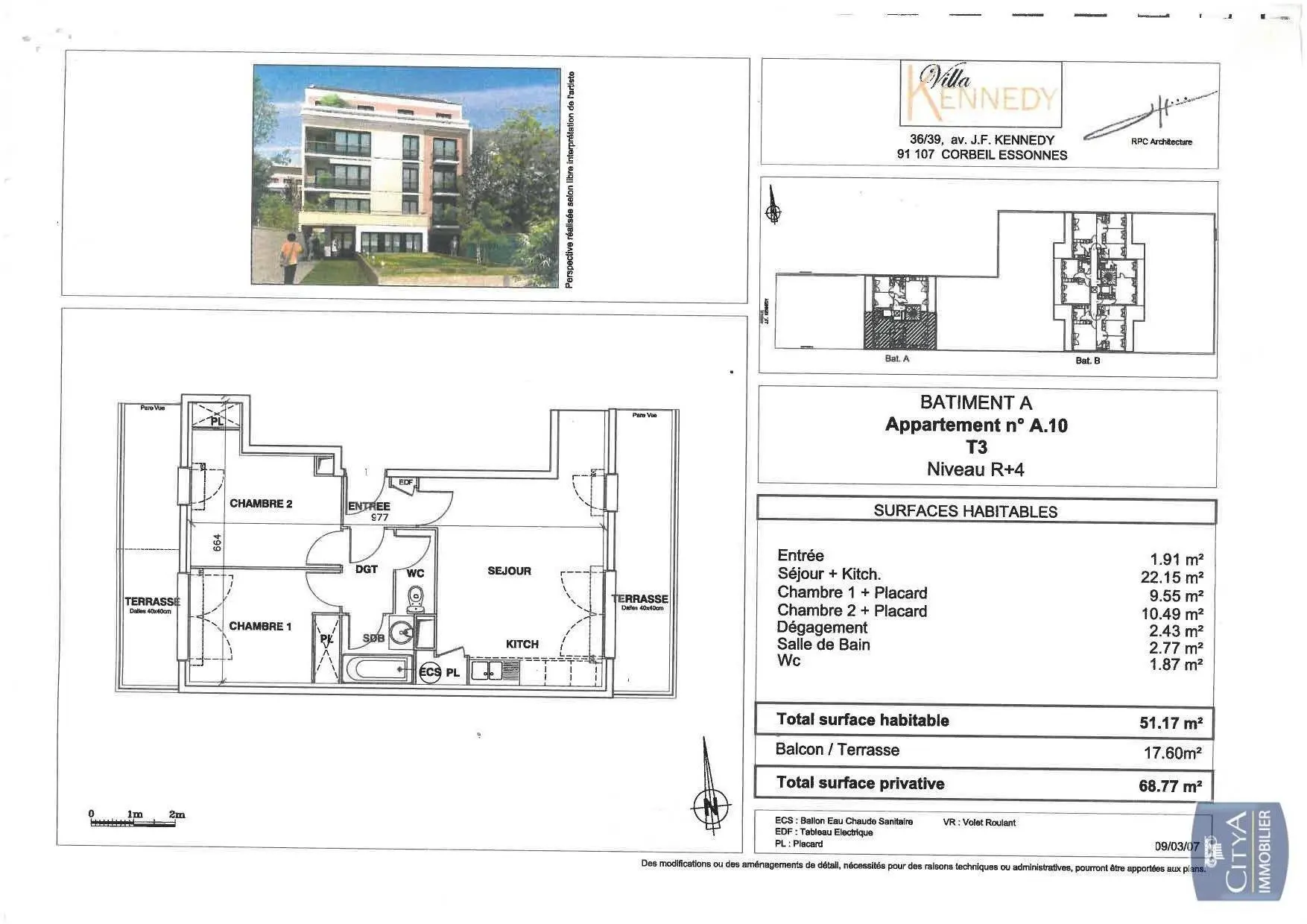 Photo 10 Appartement 3 pièces 51m²