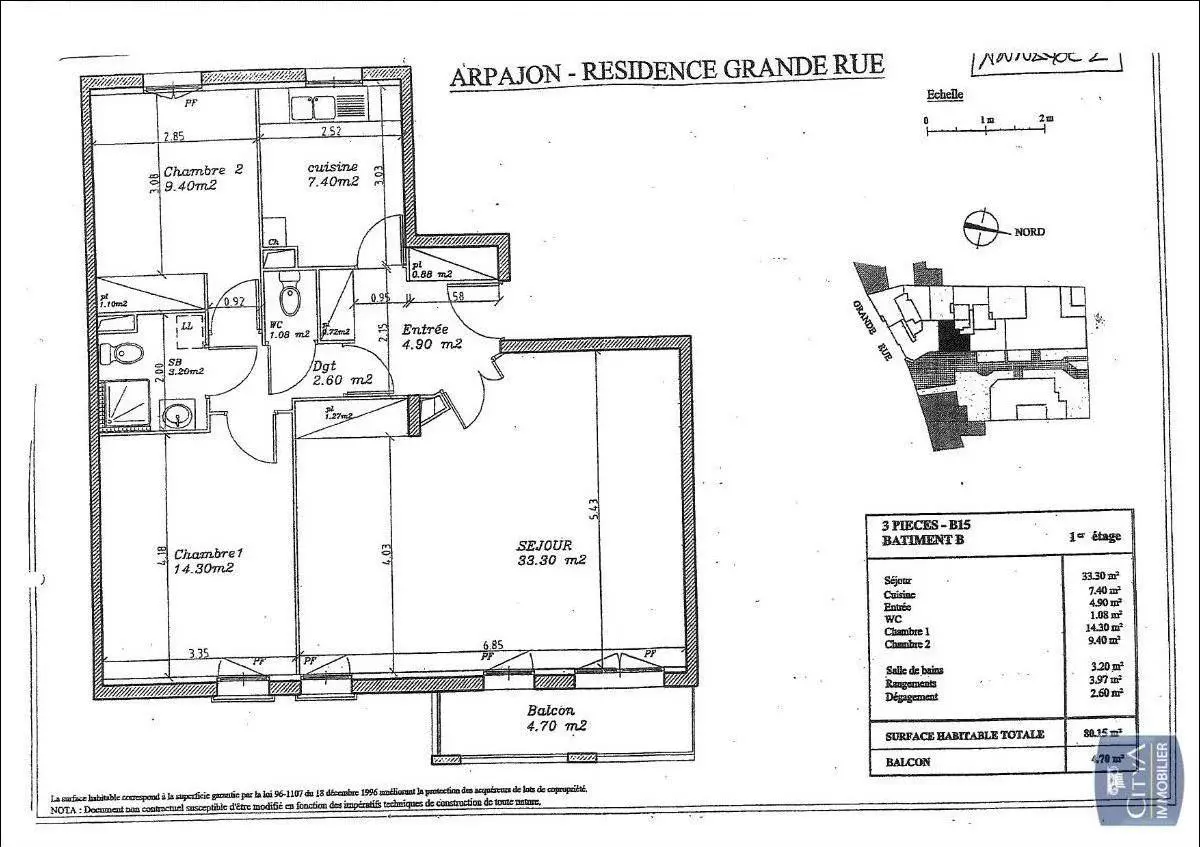Photo 12 Appartement 3 pièces 81m²