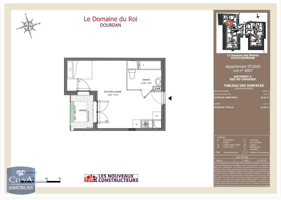 Photo 9 Appartement 1 pièce 28.49m²