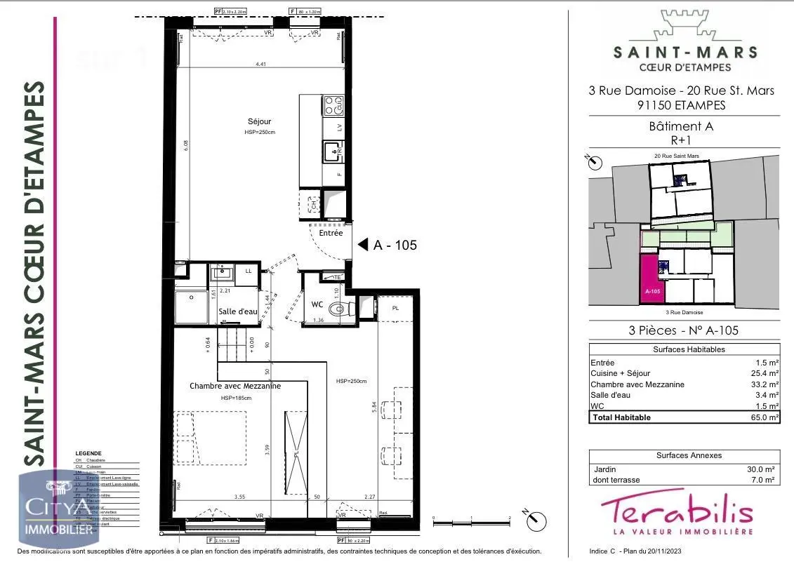 Photo 2 Appartement 3 pièces 65m²