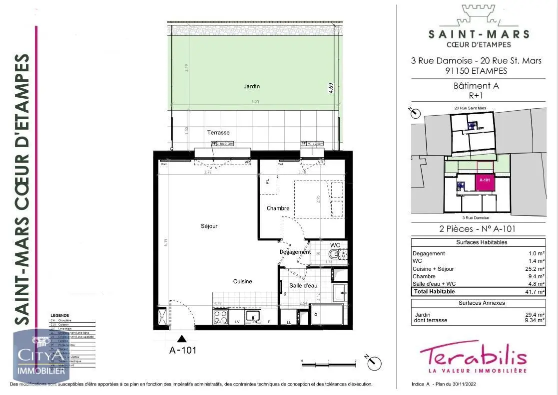 Photo 2 Appartement 2 pièces 41.7m²