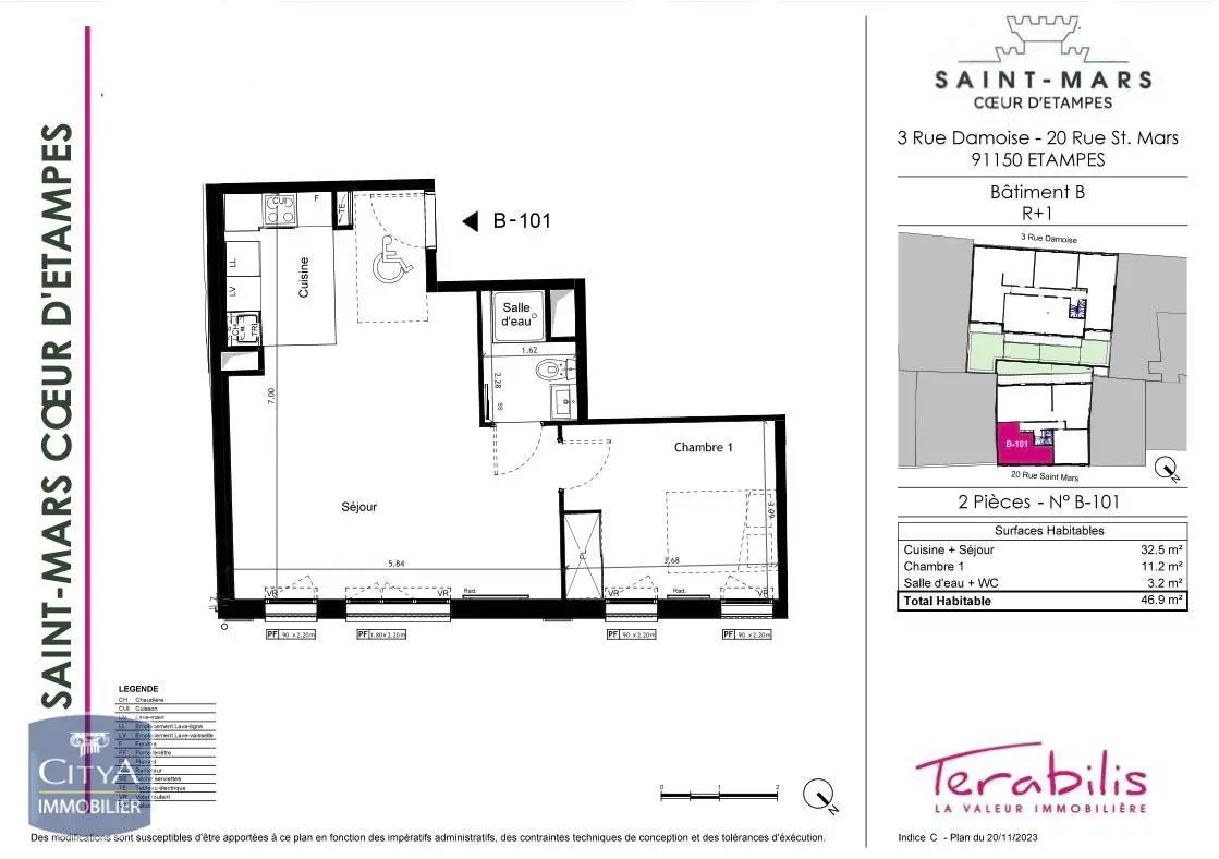 Photo 2 Appartement 2 pièces 46.9m²