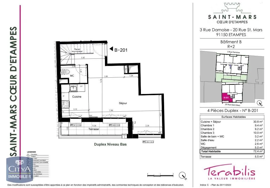 Photo 2 Appartement 4 pièces 72.4m²