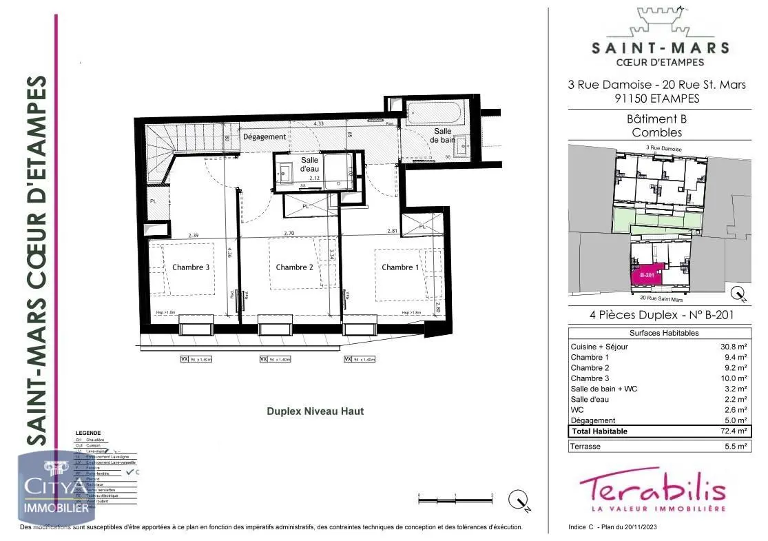 Photo 3 Appartement 4 pièces 72.4m²