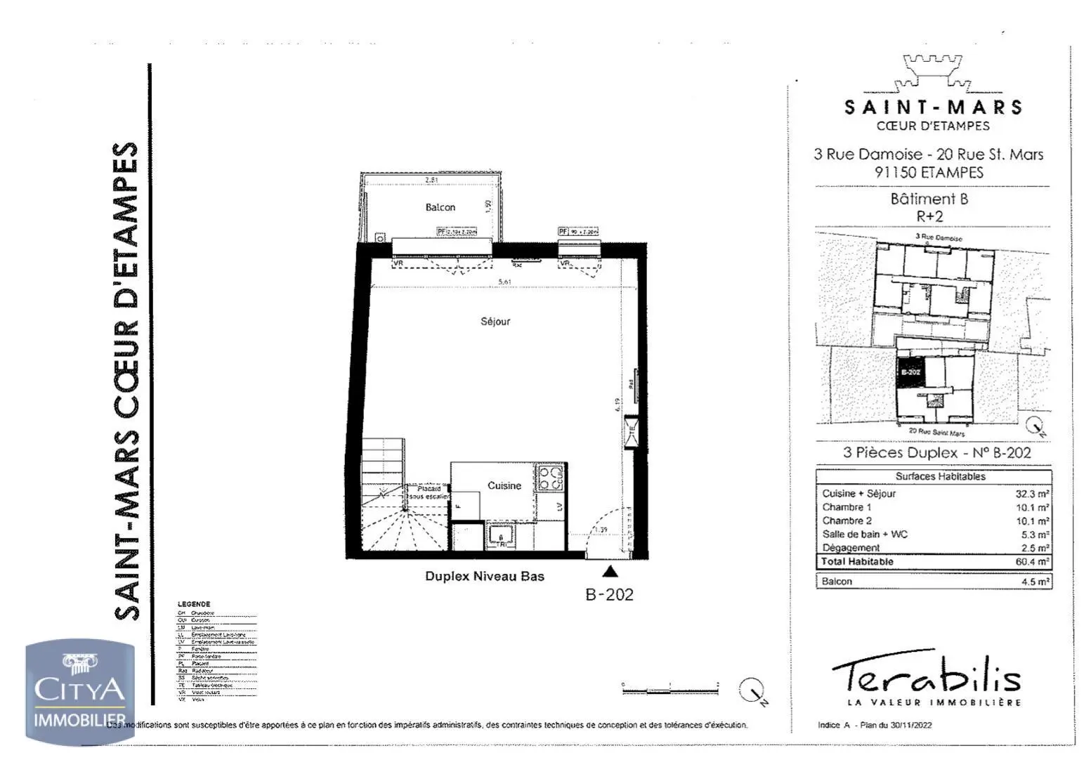 Photo 2 Appartement 3 pièces 60.4m²