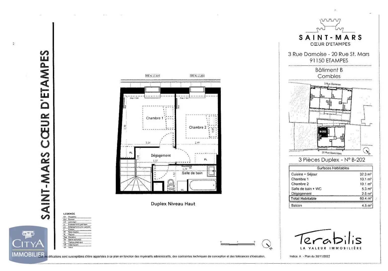 Photo 3 Appartement 3 pièces 60.4m²