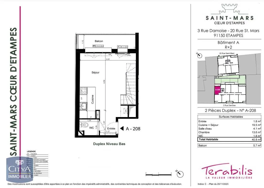 Photo 2 Appartement 2 pièces 40.8m²