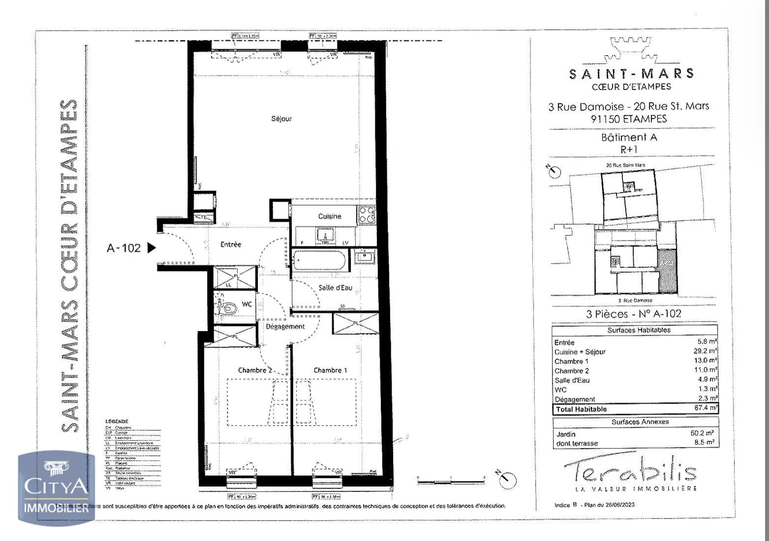 Photo 2 Appartement 3 pièces 67.4m²