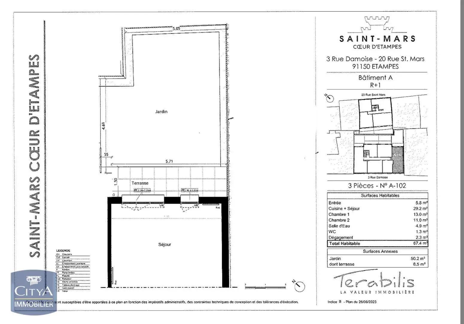 Photo 3 Appartement 3 pièces 67.4m²
