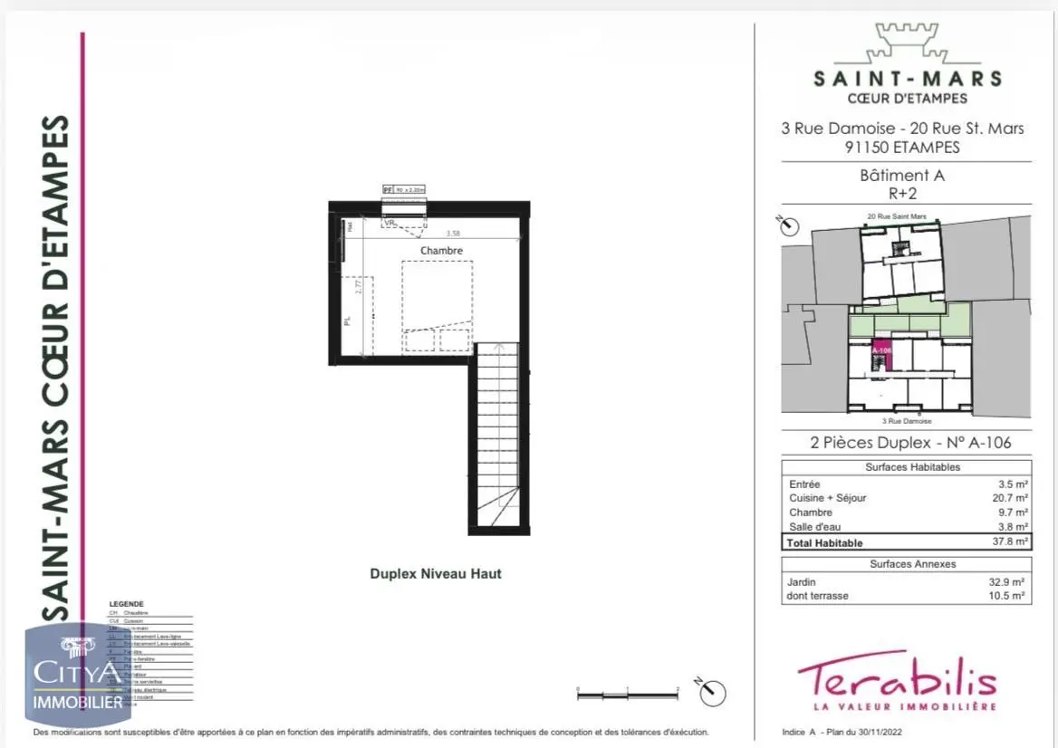 Photo 3 Appartement 2 pièces 37.8m²