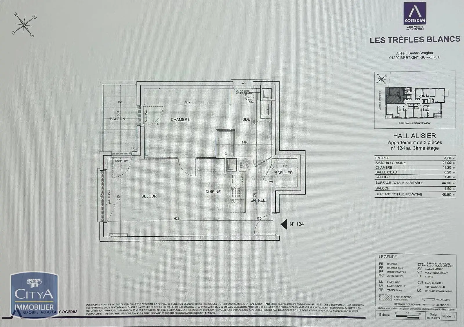 Photo 6 Appartement 2 pièces 44m²