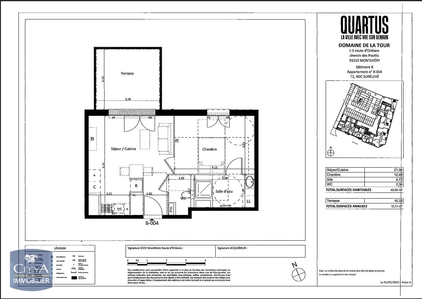 Photo 7 Appartement 2 pièces 40.6m²