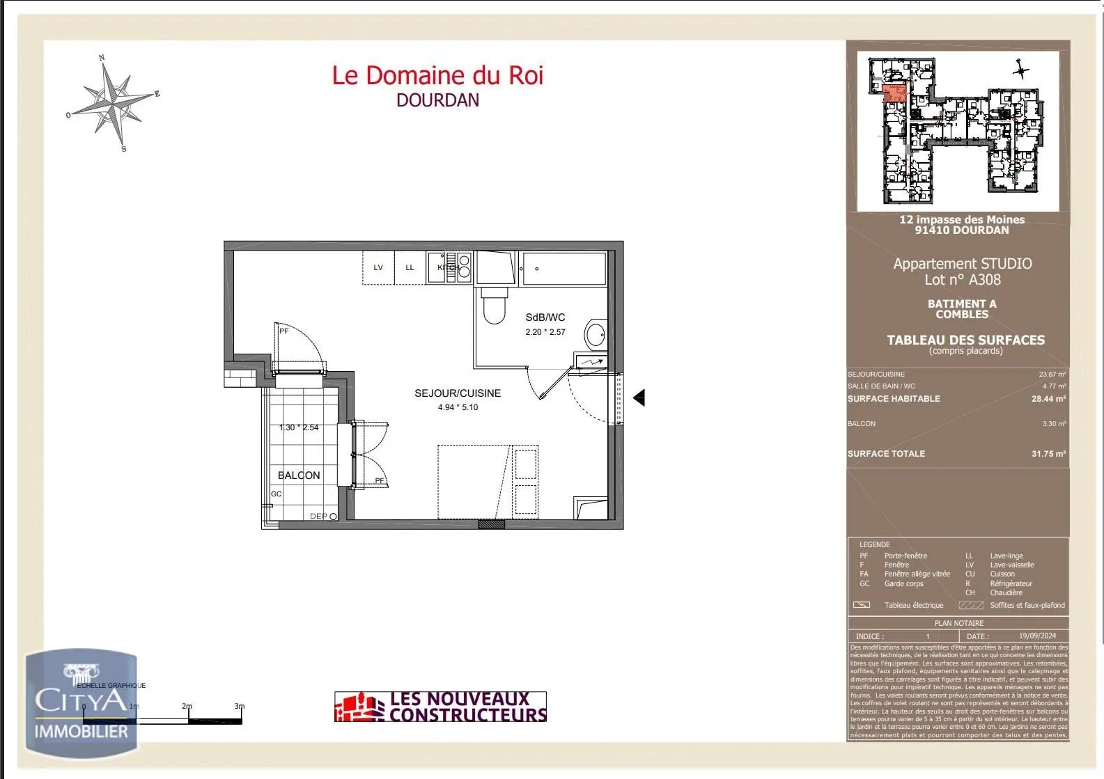 Photo 9 Appartement 1 pièce 28.44m²