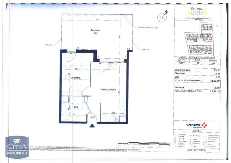 Photo 11 Appartement 2 pièces 38.72m²