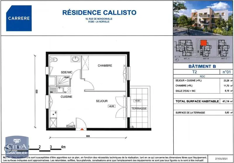 Photo 10 Appartement 2 pièces 41.14m²