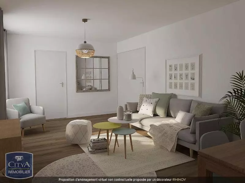 Illustration pour Appartement 4 pièces 67.15m² Photo Appartement 4 pièces 67.15m²