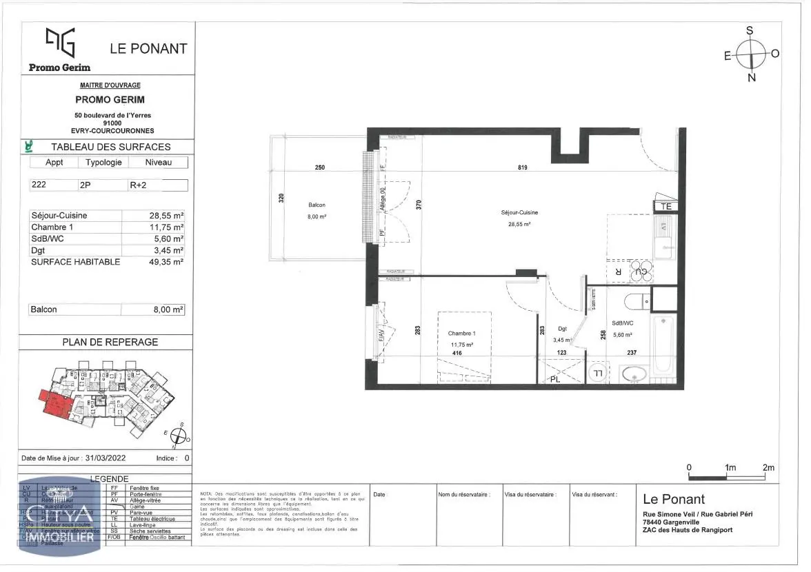 Photo 1 Appartement 2 pièces 49.35m²