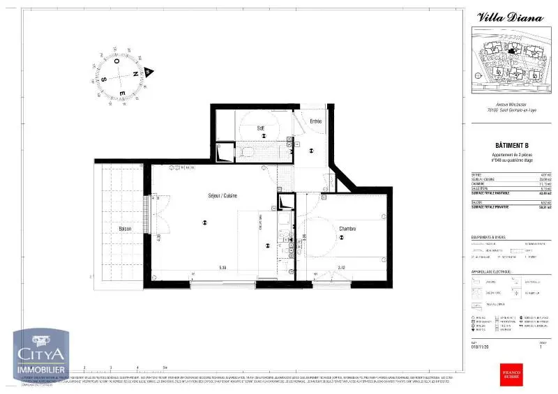 Photo 6 Appartement 2 pièces 43.49m²
