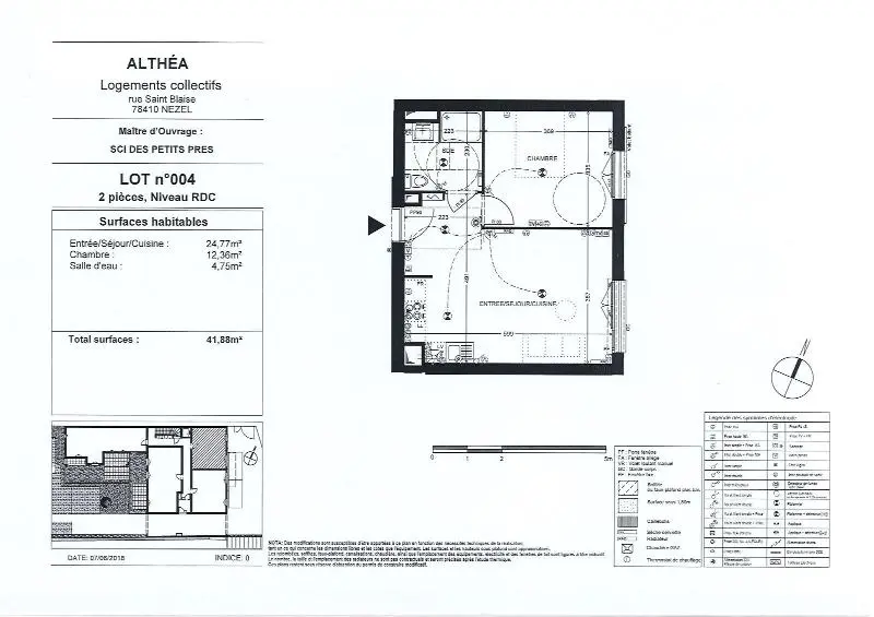 Photo 4 Appartement 2 pièces 41.88m²