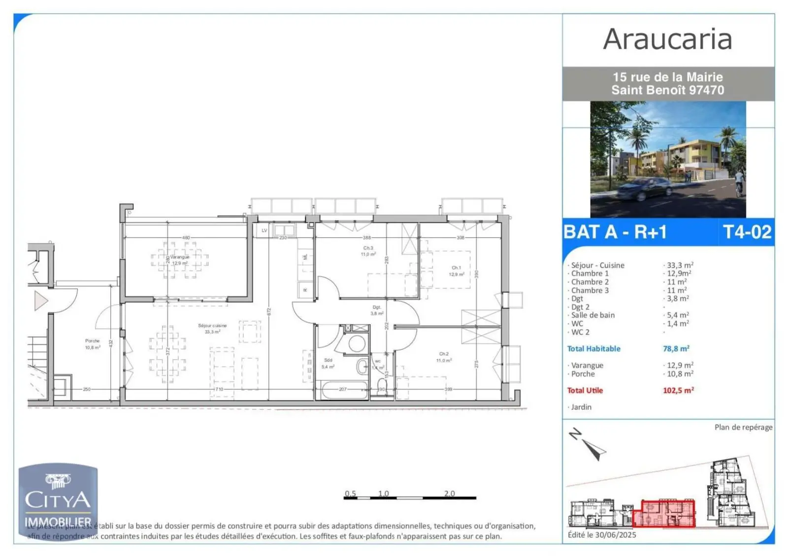 Photo 1 Appartement 4 pièces 78.8m²