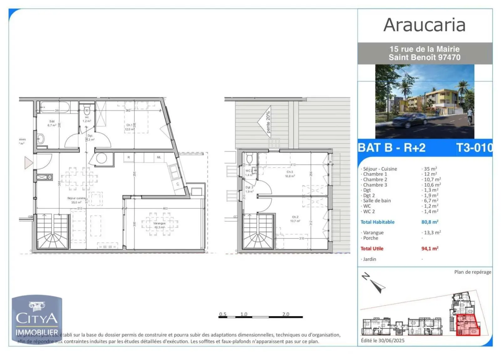 Photo 2 Appartement 4 pièces 80.8m²
