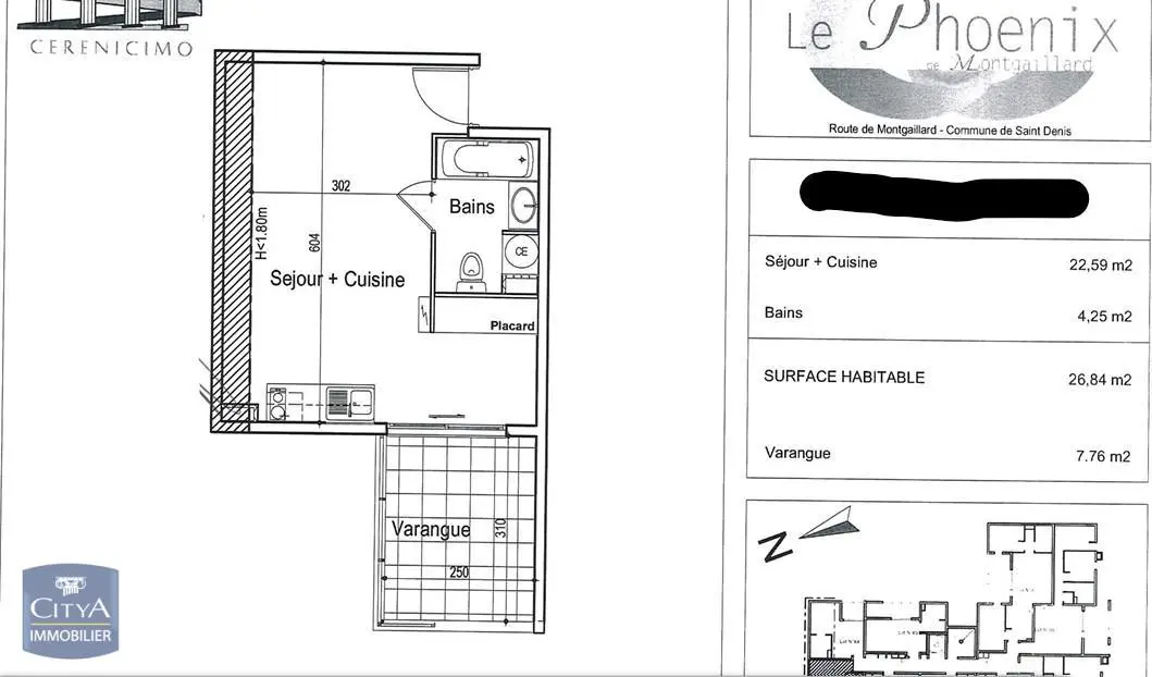 Photo 4 Appartement 1 pièce 26.84m²
