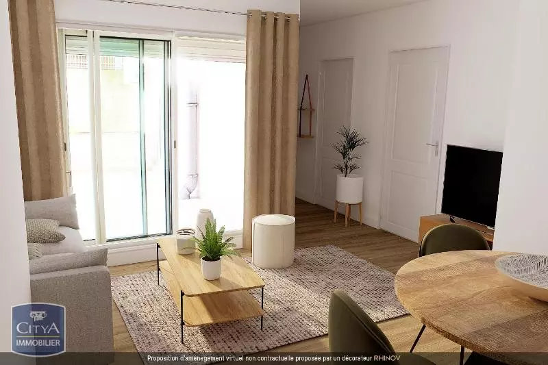 Illustration pour Appartement 3 pièces 53m² Photo Appartement 3 pièces 53m²