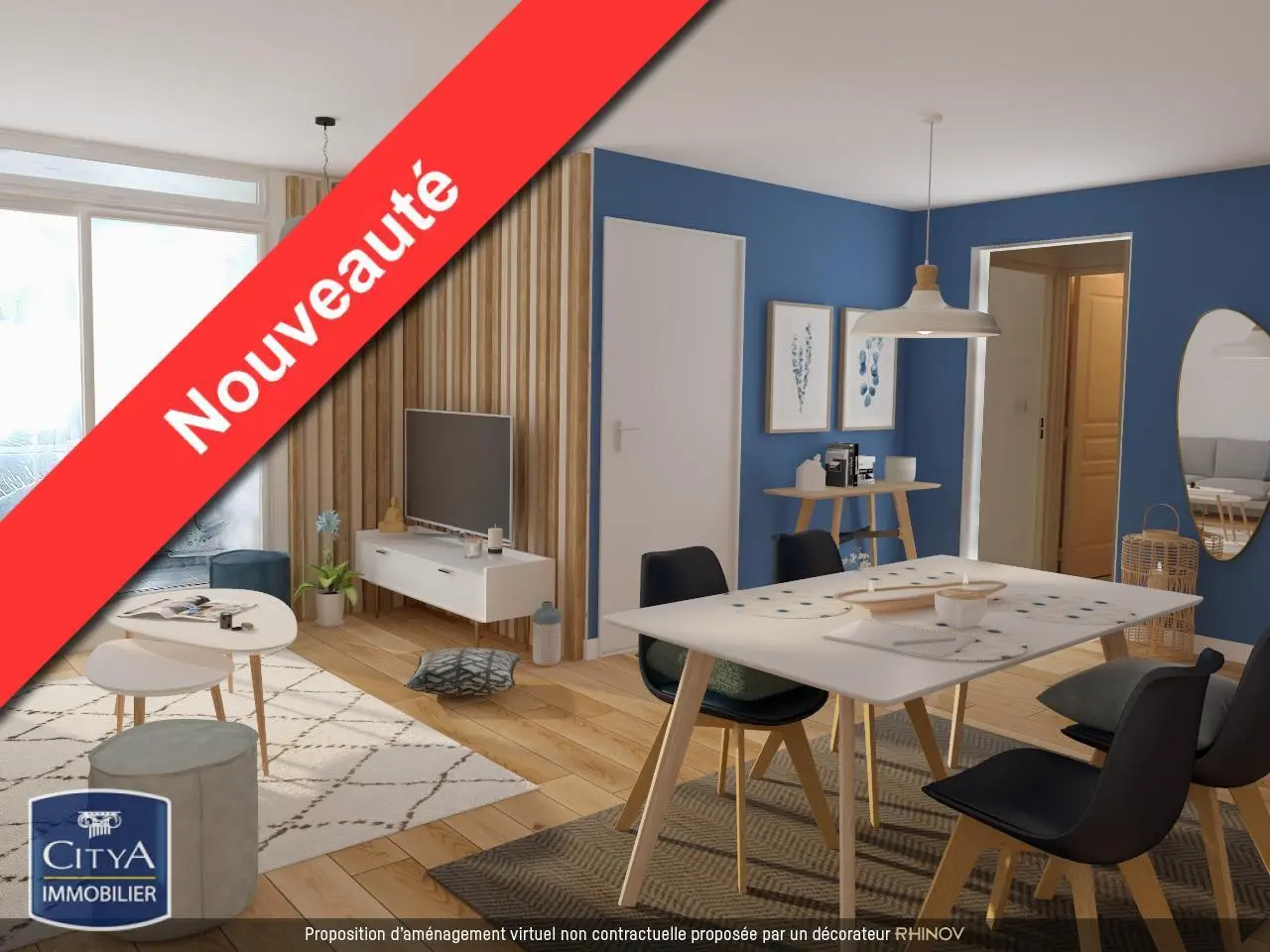 Photo 1 Appartement 3 pièces 48.72m²