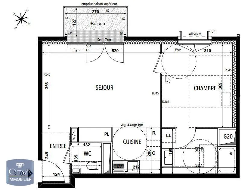 Photo 5 Appartement 2 pièces 46.9m²