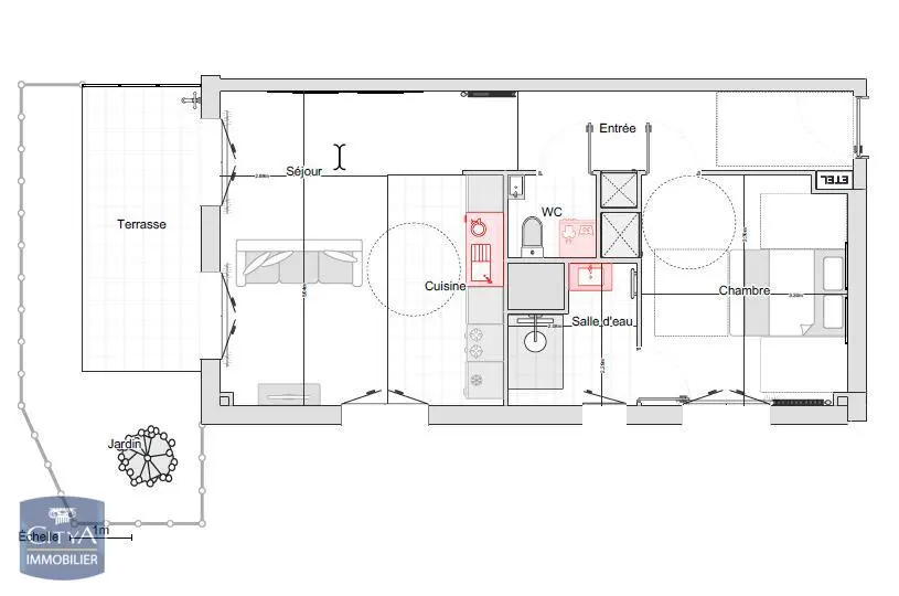 Photo 5 Appartement 2 pièces 49.1m²