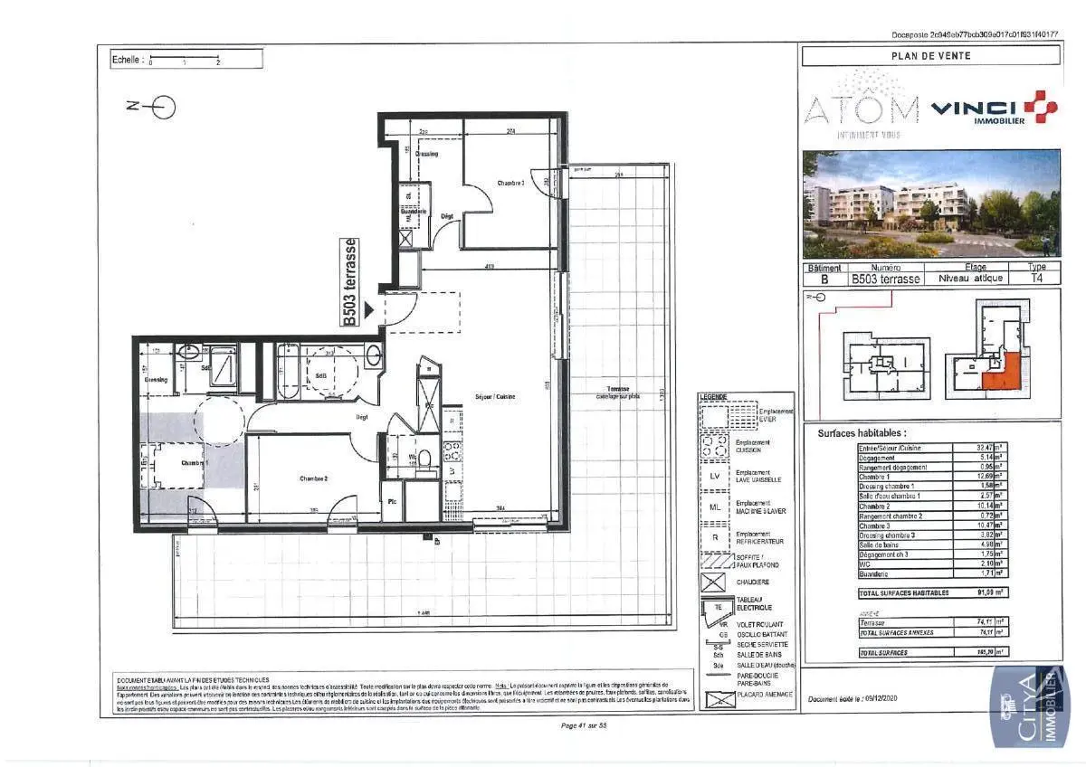 Photo 8 Appartement 4 pièces 91.09m²